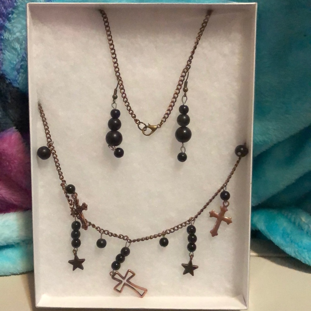 Cute western style jewelry set